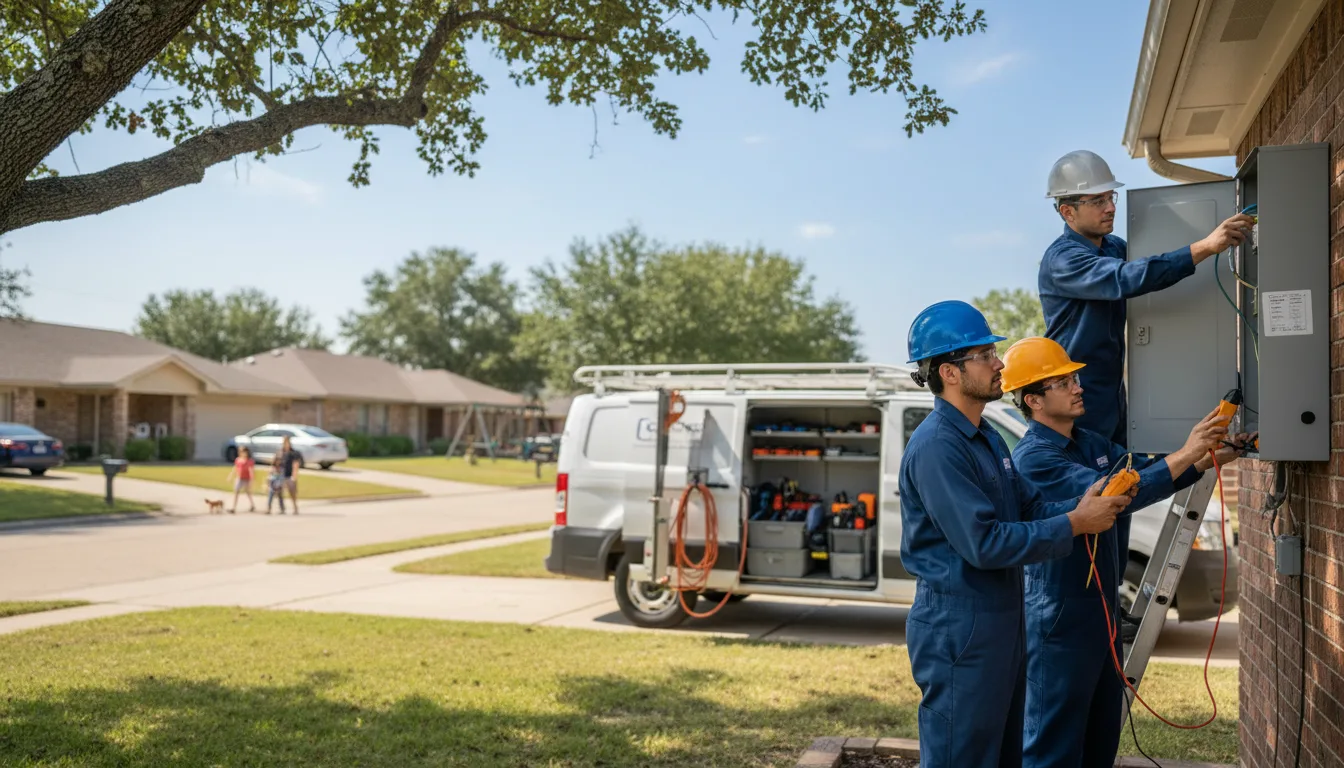 Certified electrician providing emergency electrical services in Kimper, KY
